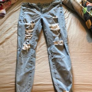 American Eagle ripped jeans
